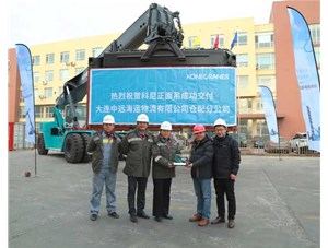 成功交付！科尼正面吊助力中遠(yuǎn)海運(yùn)遠(yuǎn)洋場站